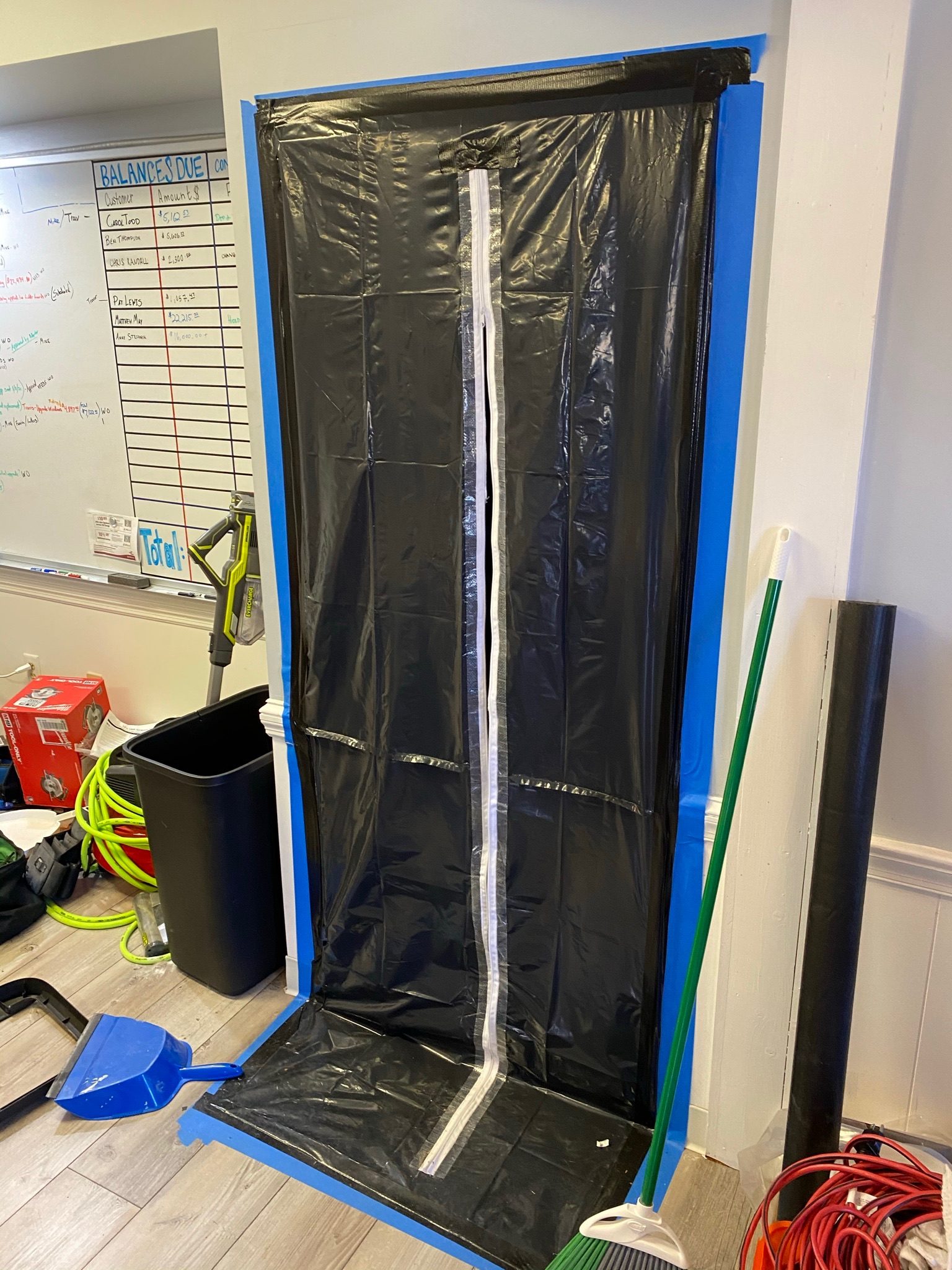Building tarp containment in Sinking Spring, PA