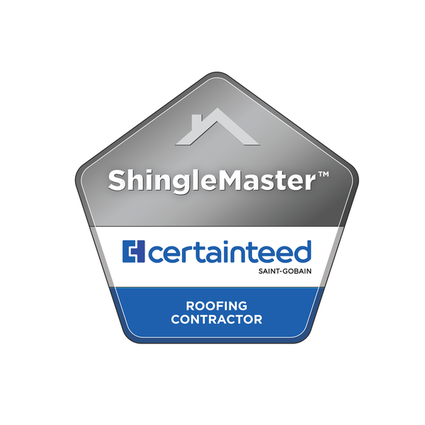 CertainTeed ShingleMaster certified contractor badge