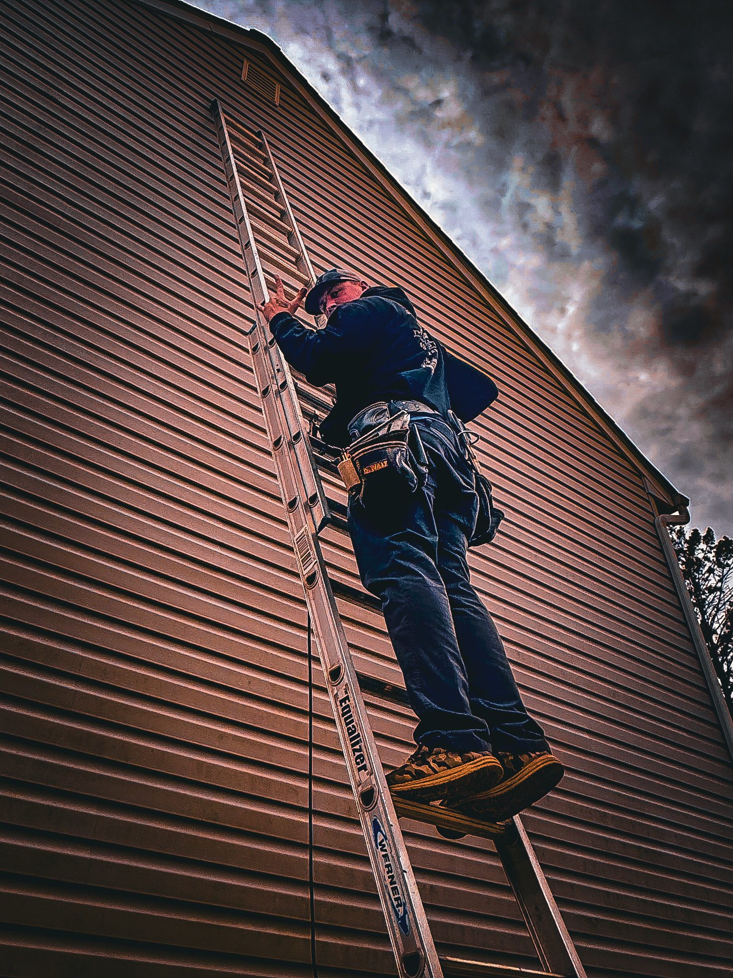 Ice-dam roof leak and winter water damage in New Holland, PA