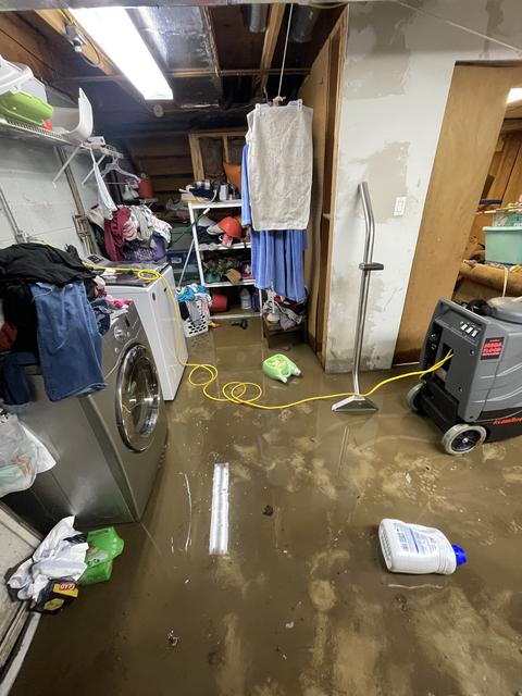 Basement water damage mitigation — New Holland, PA