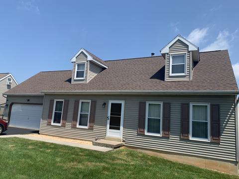 Cape cod home new roof dormers — Lebanon, PA