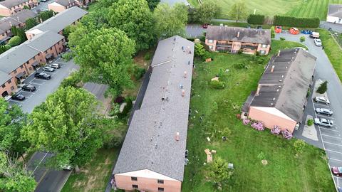 Drone home gray roof production — Wyomissing, PA