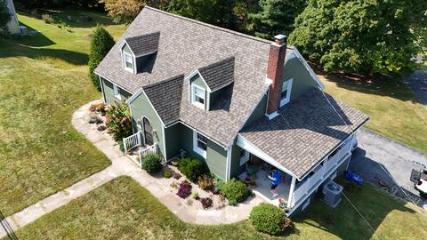 Drone home new roof completed — Mohnton, PA