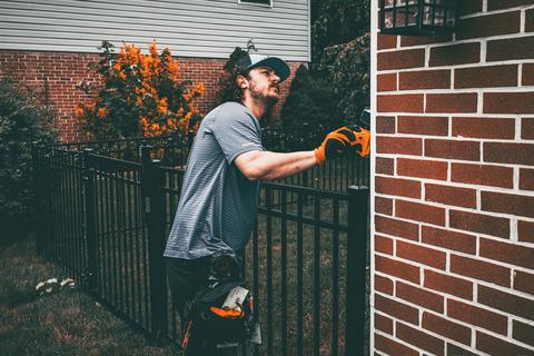 Exterior brick masonry restoration work — Mohnton, PA
