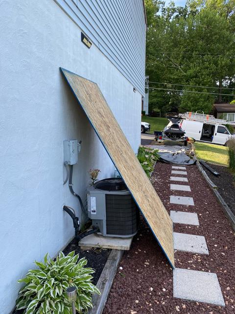 Gutter soffit fascia repair ladder — Reading, PA