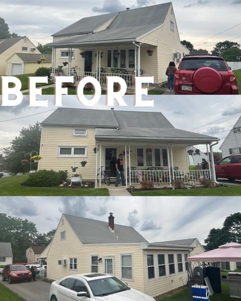 Home exterior before roof replacement — New Holland, PA
