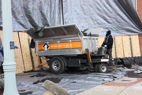 Home tarp containment equipter storm damage — Lebanon, PA