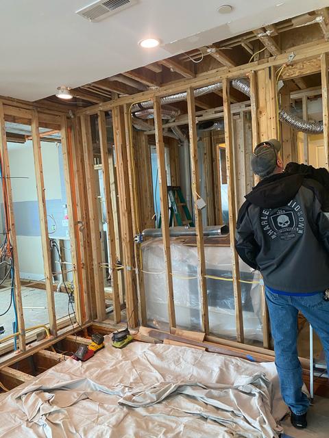 Interior framing drywall restoration — West Chester, PA