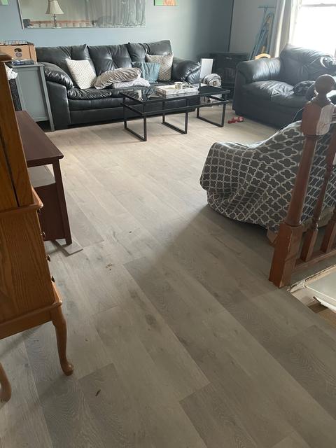 Interior remodel living room flooring — Wyomissing, PA
