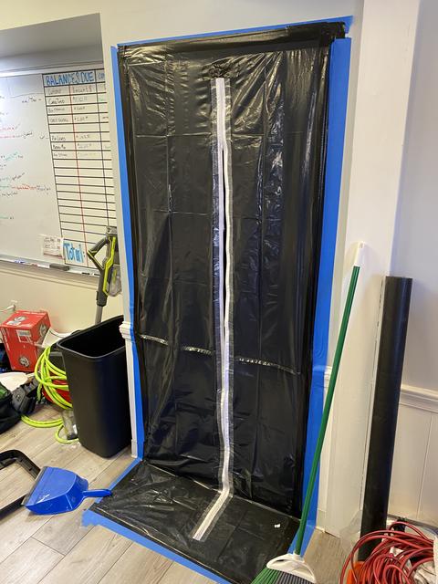 Mold remediation containment chamber — Reading, PA