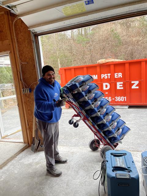 Restoration equipment contents handling — Sinking Spring, PA