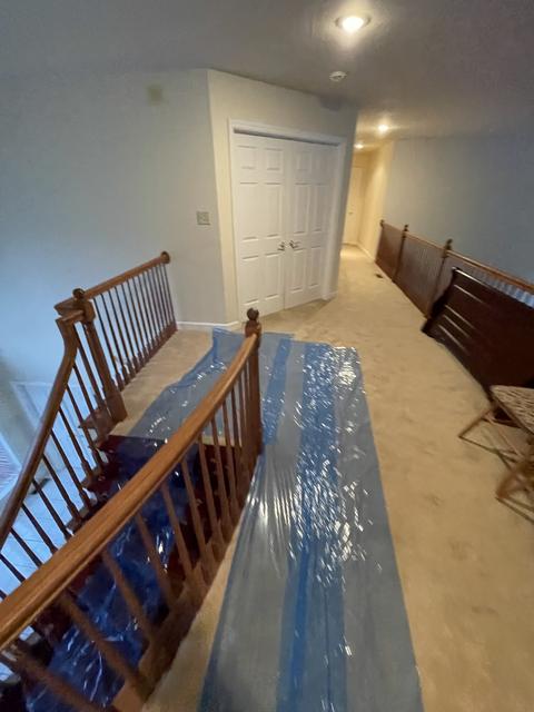 Restoration stairwell floor protection — Lebanon, PA