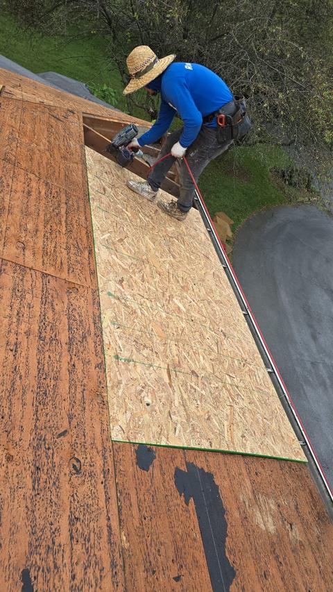 Roof decking osb installation — Mohnton, PA