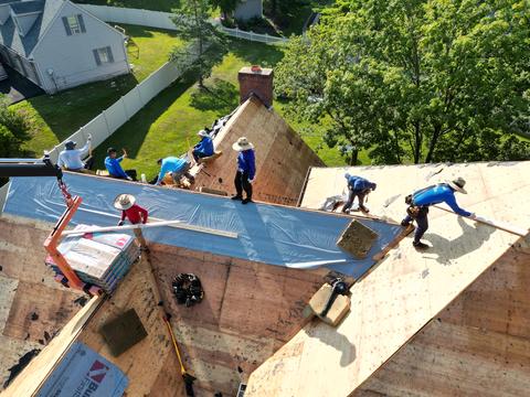 Roof tear off crew installation — New Holland, PA