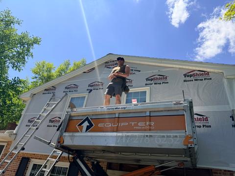 Siding installation scaffolding crew — Lebanon, PA