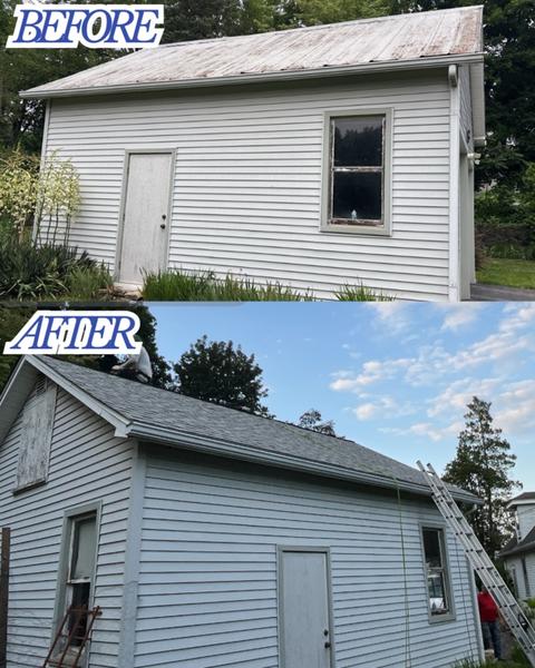 Small home exterior with roof — Sinking Spring, PA