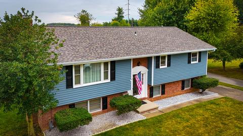 Split level home gray roof exterior — New Holland, PA