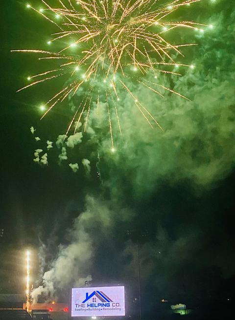 The Helping Co. fireworks sponsorship