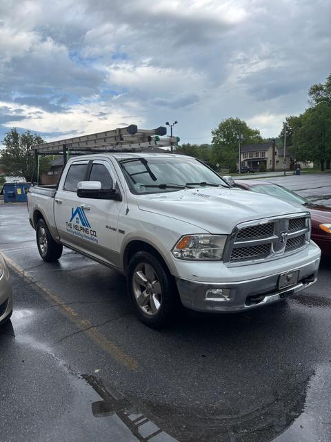 The Helping Co. roofing truck ladder rack wernersville pa