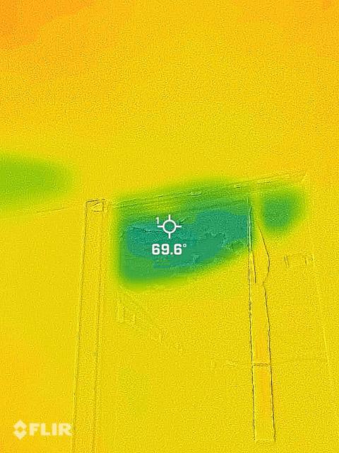 Thermal imaging moisture inspection wall — Wyomissing, PA