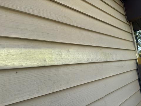 Vinyl siding detail closeup — Lebanon, PA