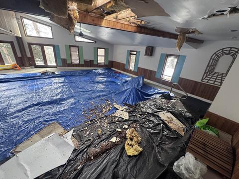 Water damage restoration interior — New Holland, PA